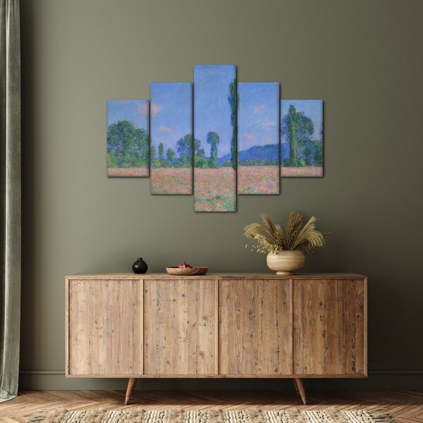 Kép - Claude Monet, Poppy Field (Giverny), reprodukciók (150x105 cm)