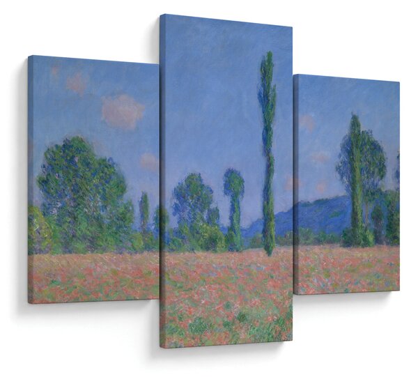 Kép - Claude Monet, Poppy Field (Giverny), reprodukciók (90x60 cm)