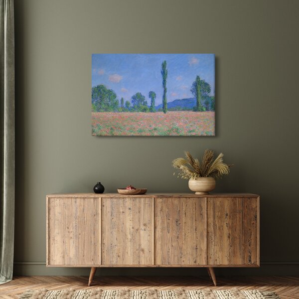 Kép - Claude Monet, Poppy Field (Giverny), reprodukciók (90x60 cm)