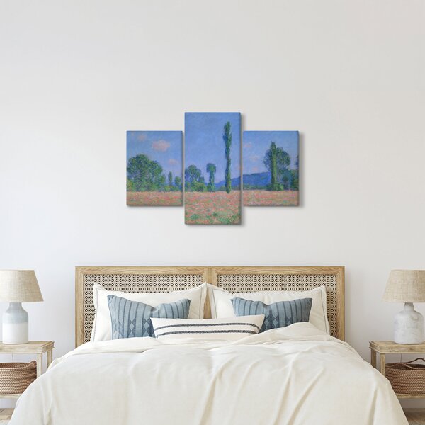 Kép - Claude Monet, Poppy Field (Giverny), reprodukciók (90x60 cm)