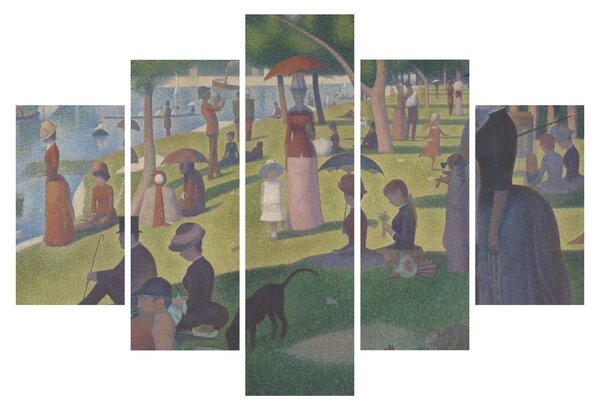 Kép - Georges Seurat, A Sunday on La Grande Jatte, reprodukciók (150x105 cm)