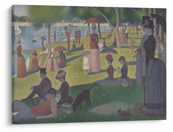 Kép - Georges Seurat, A Sunday on La Grande Jatte, reprodukciók (70x50 cm)