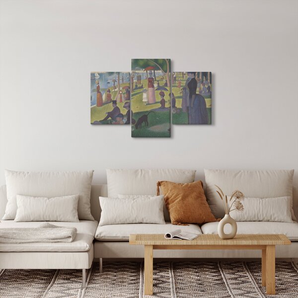Kép - Georges Seurat, A Sunday on La Grande Jatte, reprodukciók (90x60 cm)