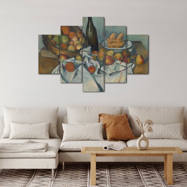 Kép - Paul Cezanne, The Basket of Apples, reprodukciók (150x105 cm)