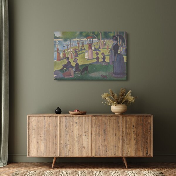 Kép - Georges Seurat, A Sunday on La Grande Jatte, reprodukciók (90x60 cm)