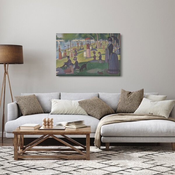 Kép - Georges Seurat, A Sunday on La Grande Jatte, reprodukciók (90x60 cm)