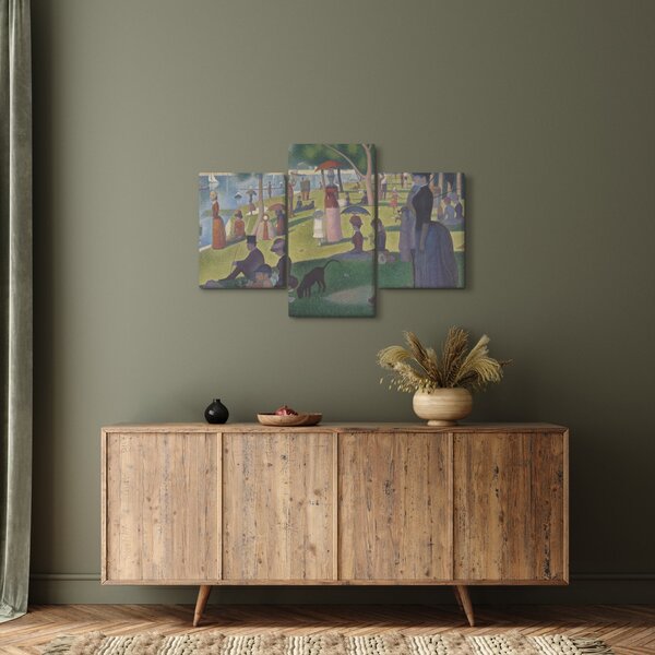 Kép - Georges Seurat, A Sunday on La Grande Jatte, reprodukciók (90x60 cm)