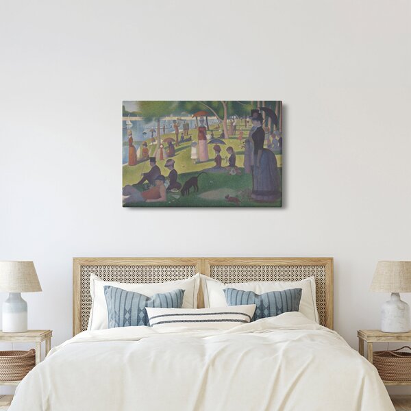 Kép - Georges Seurat, A Sunday on La Grande Jatte, reprodukciók (90x60 cm)