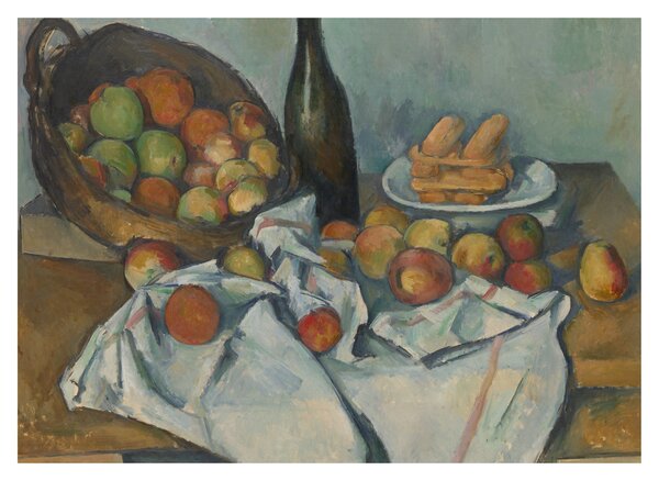 Kép - Paul Cezanne, The Basket of Apples, reprodukciók (70x50 cm)