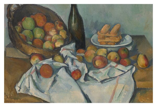 Kép - Paul Cezanne, The Basket of Apples, reprodukciók (90x60 cm)