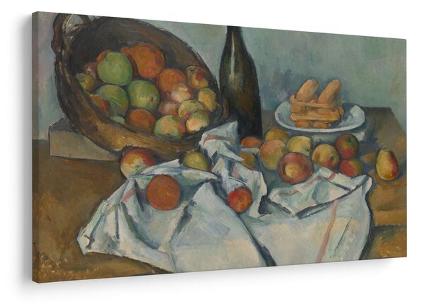 Kép - Paul Cezanne, The Basket of Apples, reprodukciók (90x60 cm)