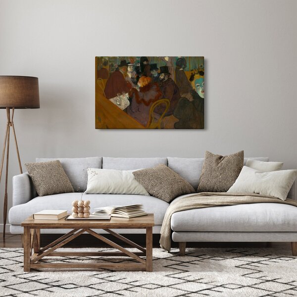 Kép - Henri de Toulouse-Lautrec, At the Moulin Rouge, reprodukciók (90x60 cm)