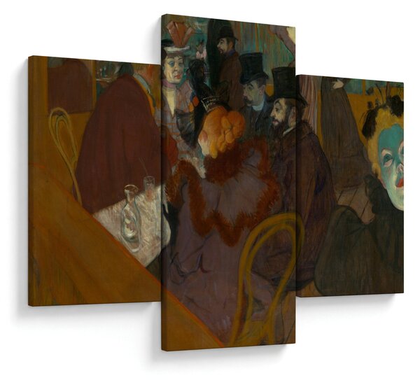 Kép - Henri de Toulouse-Lautrec, At the Moulin Rouge, reprodukciók (90x60 cm)