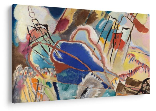 Kép - Vasily Kandinsky, Improvisation No. 30 (Cannons), reprodukciók (90x60 cm)
