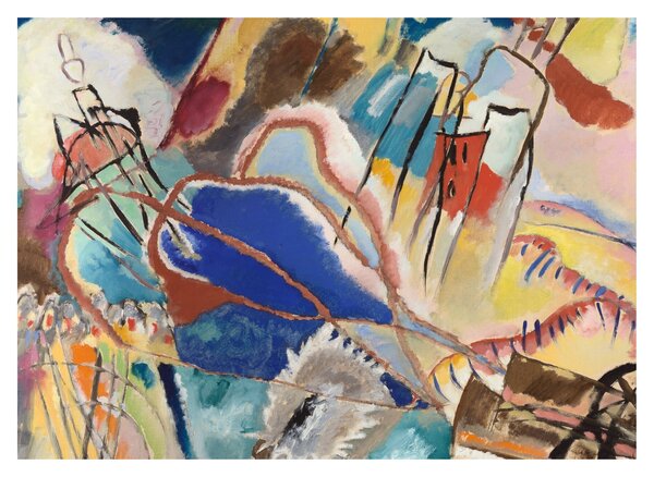 Kép - Vasily Kandinsky, Improvisation No. 30 (Cannons), reprodukciók (70x50 cm)