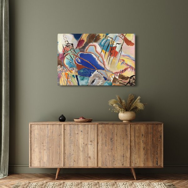 Kép - Vasily Kandinsky, Improvisation No. 30 (Cannons), reprodukciók (90x60 cm)
