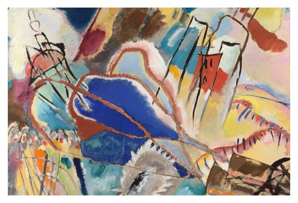 Kép - Vasily Kandinsky, Improvisation No. 30 (Cannons), reprodukciók (90x60 cm)