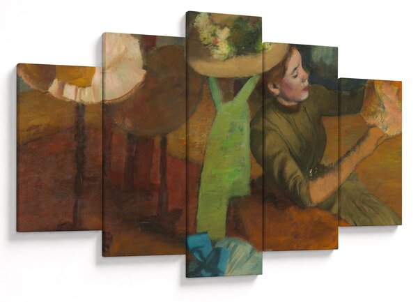 Kép - Edgar Degas, The Millinery Shop, reprodukciók (150x105 cm)