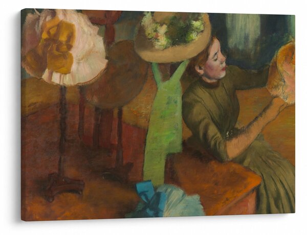Kép - Edgar Degas, The Millinery Shop, reprodukciók (70x50 cm)