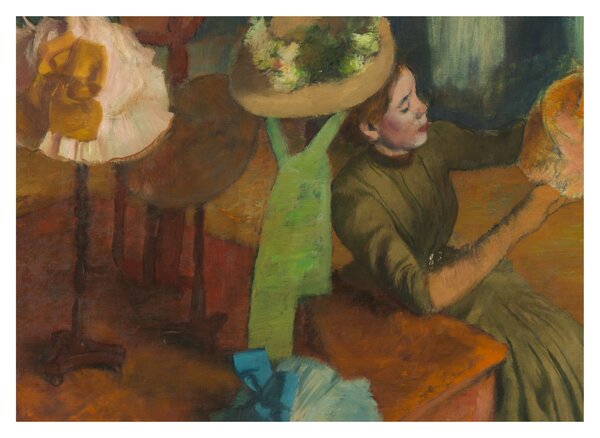 Kép - Edgar Degas, The Millinery Shop, reprodukciók (70x50 cm)