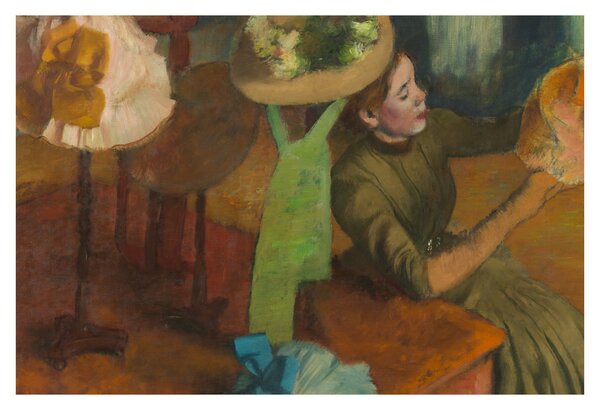 Kép - Edgar Degas, The Millinery Shop, reprodukciók (90x60 cm)