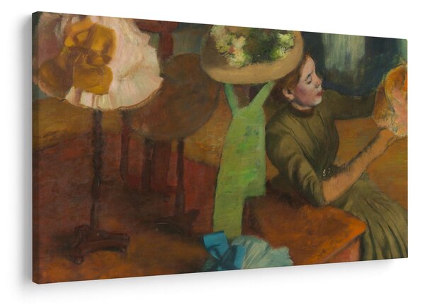 Kép - Edgar Degas, The Millinery Shop, reprodukciók (90x60 cm)