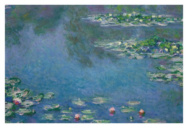 Kép - Claude Monet, Water Lilies, reprodukciók (90x60 cm)