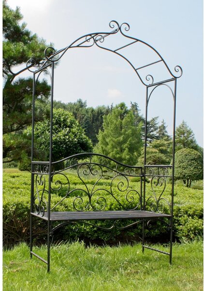 Fekete fém kerti pad Colima – Garden Pleasure