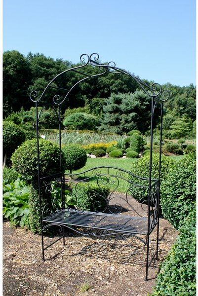 Fekete fém kerti pad Colima – Garden Pleasure