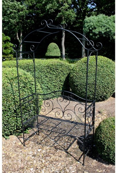 Fekete fém kerti pad Colima – Garden Pleasure
