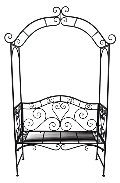 Fekete fém kerti pad Colima – Garden Pleasure