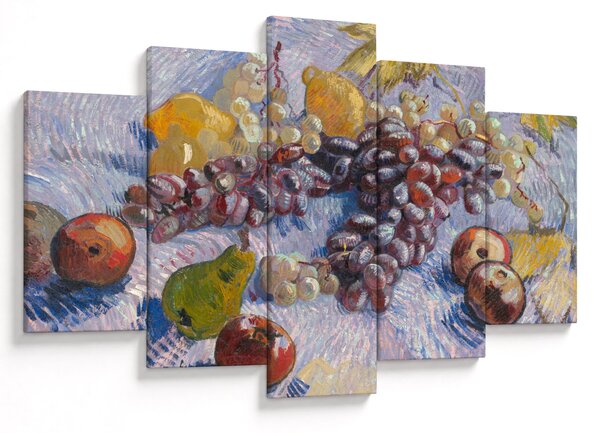 Kép - Vincent van Gogh, Grapes, Lemons, Pears, and Apples, reprodukciók (150x105 cm)