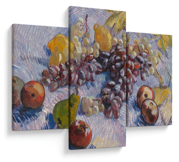 Kép - Vincent van Gogh, Grapes, Lemons, Pears, and Apples, reprodukciók (90x60 cm)