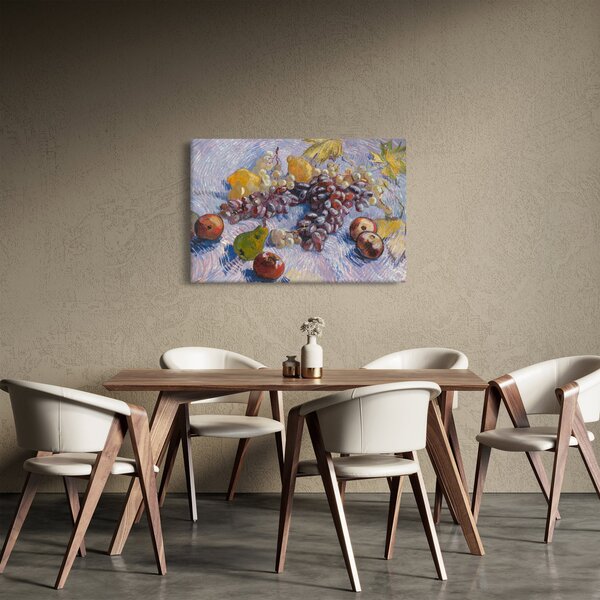 Kép - Vincent van Gogh, Grapes, Lemons, Pears, and Apples, reprodukciók (90x60 cm)