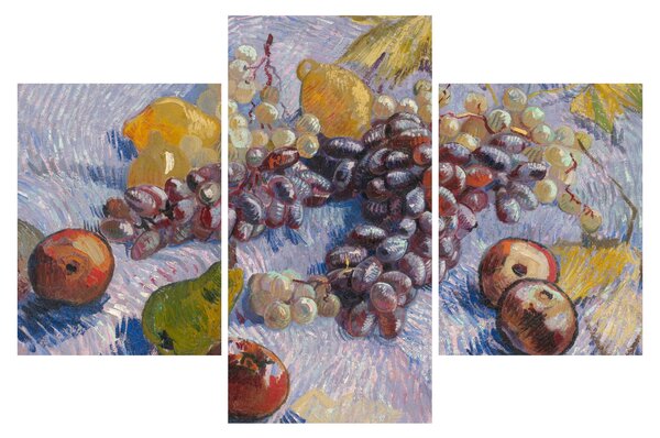 Kép - Vincent van Gogh, Grapes, Lemons, Pears, and Apples, reprodukciók (90x60 cm)