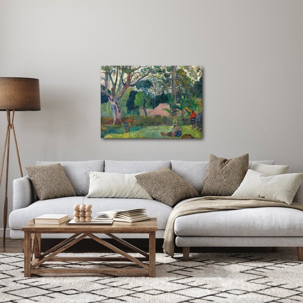 Kép - Paul Gauguin, Te raau rahi (The Big Tree), reprodukciók (70x50 cm)