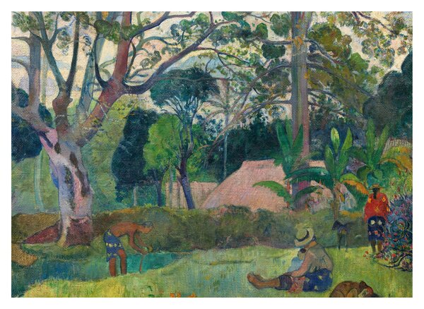 Kép - Paul Gauguin, Te raau rahi (The Big Tree), reprodukciók (70x50 cm)