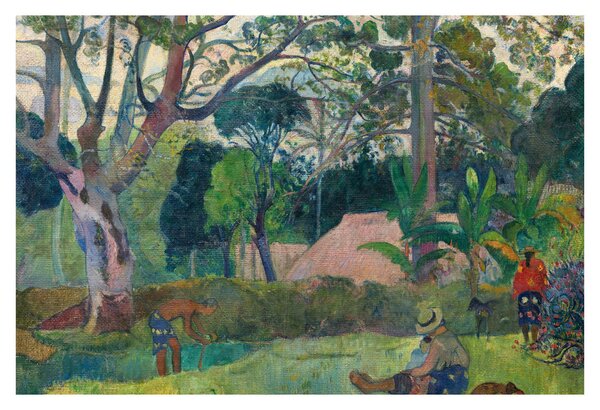 Kép - Paul Gauguin, Te raau rahi (The Big Tree), reprodukciók (90x60 cm)