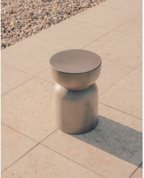 Beton kerek kerti kisasztal ø 32 cm Garbet – Kave Home