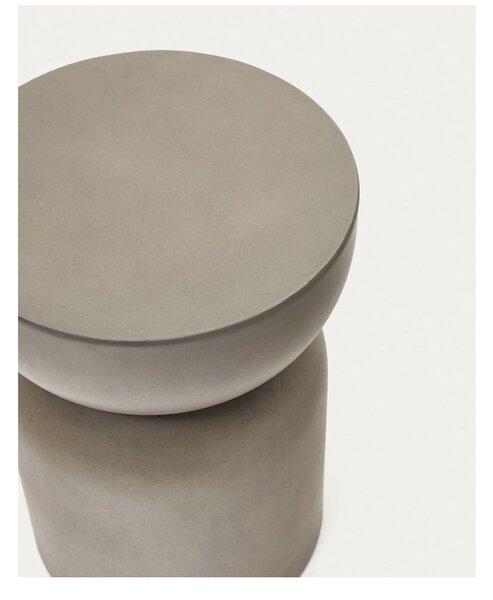 Beton kerek kerti kisasztal ø 32 cm Garbet – Kave Home