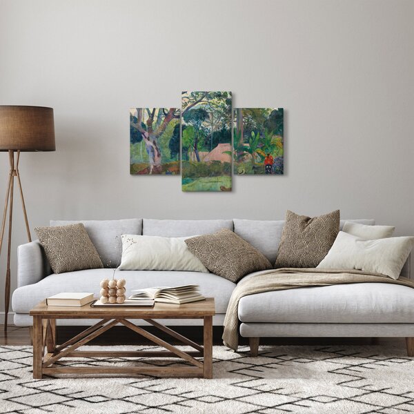 Kép - Paul Gauguin, Te raau rahi (The Big Tree), reprodukciók (90x60 cm)