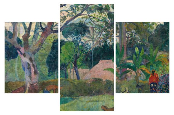 Kép - Paul Gauguin, Te raau rahi (The Big Tree), reprodukciók (90x60 cm)