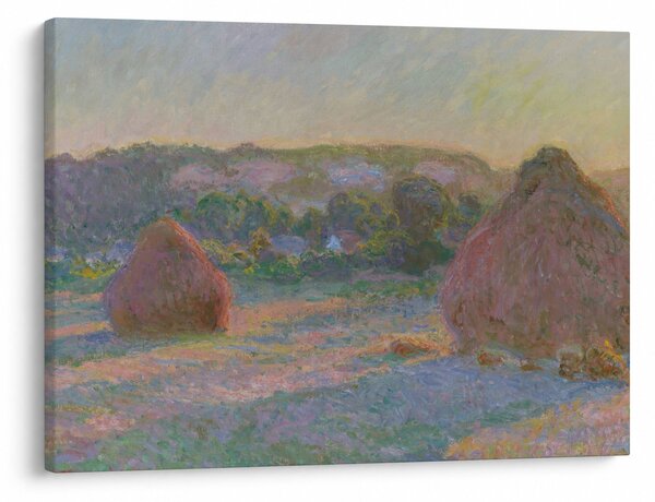 Kép - Claude Monet, Stacks of Wheat (End of Summer) , reprodukciók (70x50 cm)