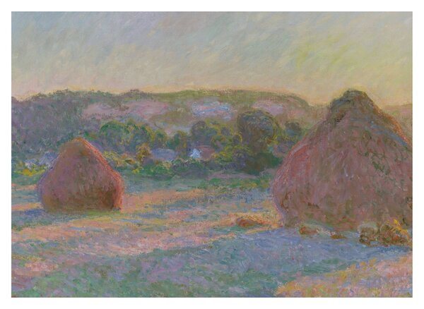 Kép - Claude Monet, Stacks of Wheat (End of Summer) , reprodukciók (70x50 cm)