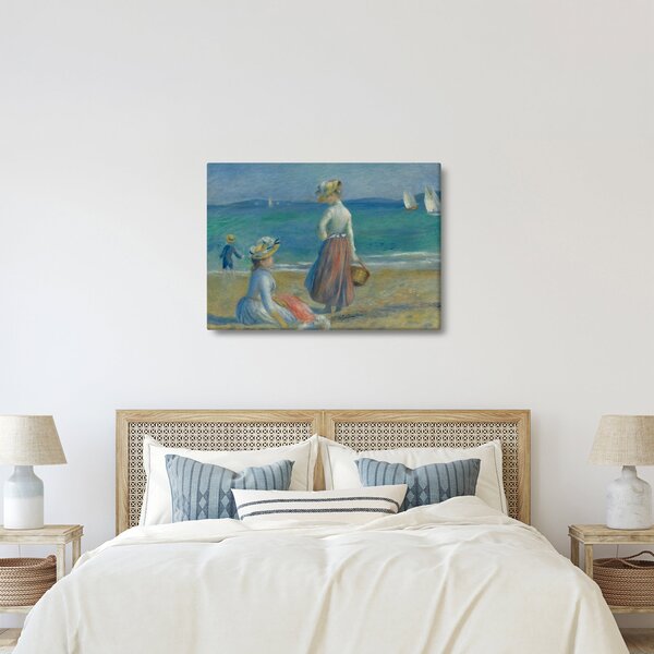 Kép - Auguste Renoir, Figures on the Beach, reprodukciók (70x50 cm)