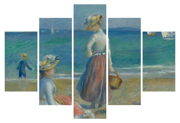 Kép - Auguste Renoir, Figures on the Beach, reprodukciók (150x105 cm)