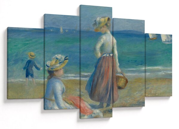 Kép - Auguste Renoir, Figures on the Beach, reprodukciók (150x105 cm)