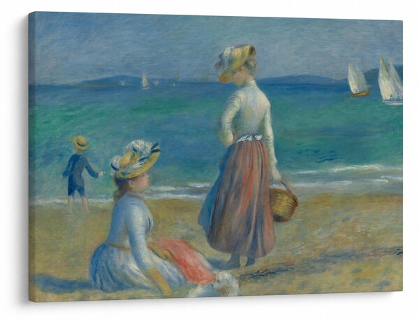 Kép - Auguste Renoir, Figures on the Beach, reprodukciók (70x50 cm)