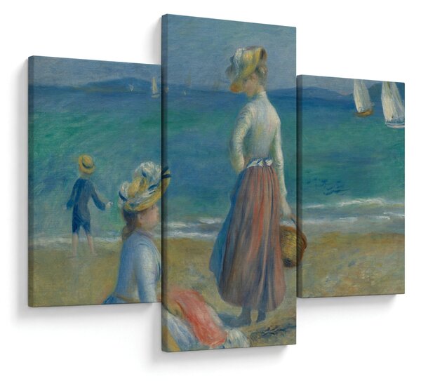 Kép - Auguste Renoir, Figures on the Beach, reprodukciók (90x60 cm)