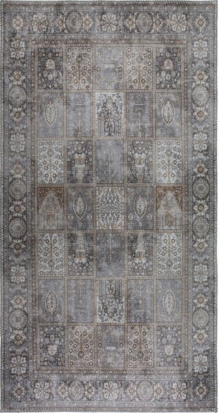 Szürke mosható futószőnyeg 80x200 cm Vintage Orient – Vitaus